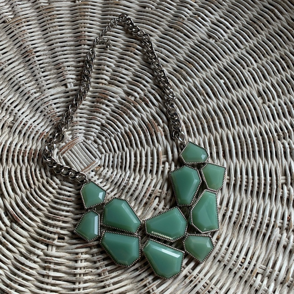 Forever 21 Blue-green Statement Necklace